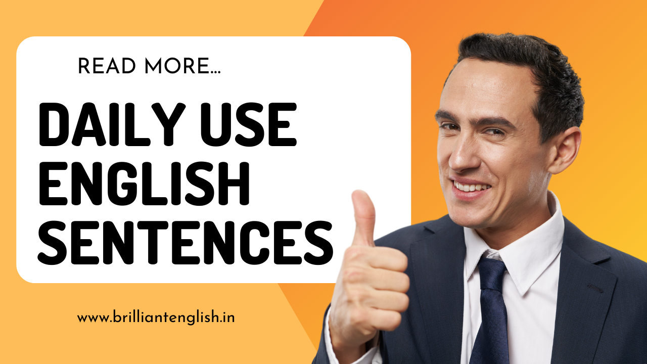 You are currently viewing Daily Use English Sentences