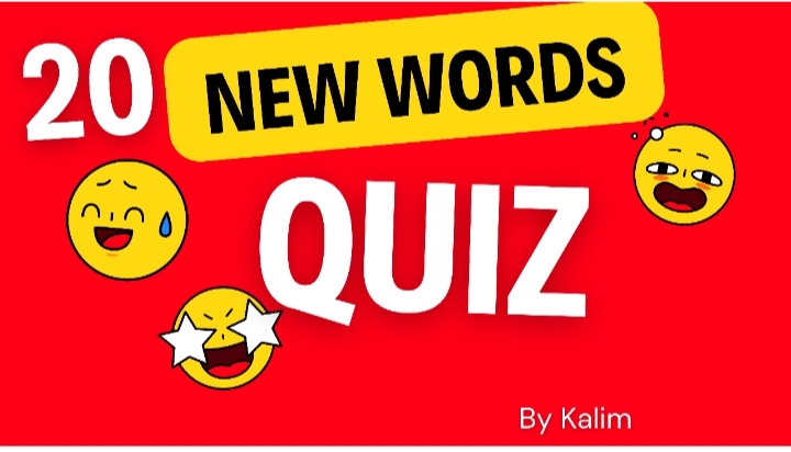 You are currently viewing New words and Quiz